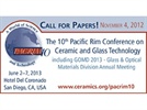 10th Pacific Rim Conference on Ceramic and Glass Technology