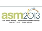 113th General Meeting, American Society for Microbiology