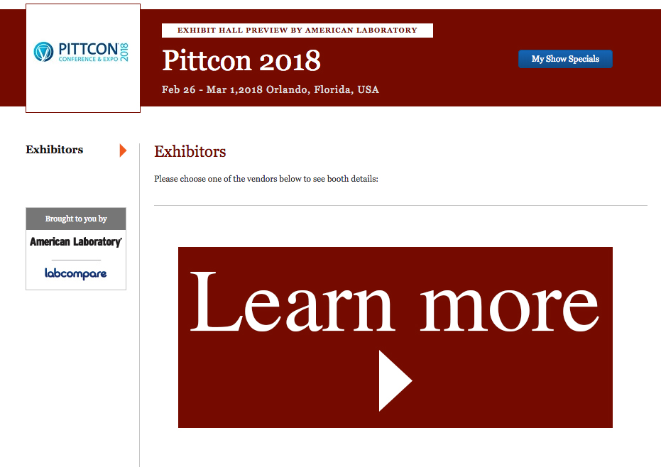 Pittcon 2018