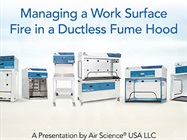 Watch Webinar: Managing a Work Surface Fire in a Ductless Fume Hood