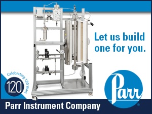 Parr Fluidized Bed Reactors customized for chemical processing
