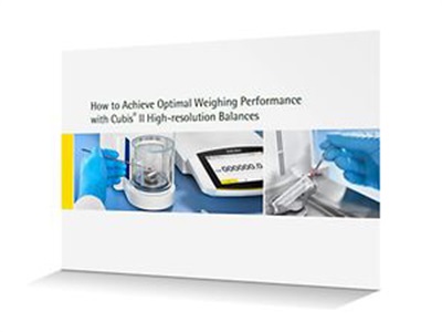 New eBooklet: How to Achieve Optimal Weighing Results