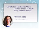 Video Interview: Easy Maintenance Allows Scientists to Focus on Results During Elemental Analysis