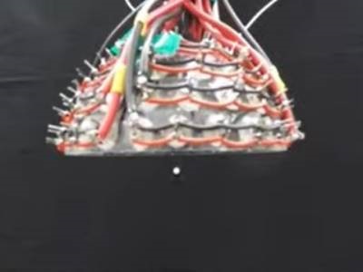 Video: New Acoustic Tweezers Lift Ball from Reflective Surface