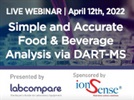 Register Now: Food & Bev Analysis via DART-MS