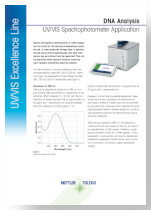 DNA Analysis: UV/VIS Spectrophotometer Application