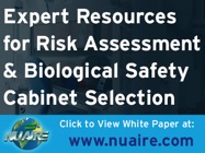 Selecting a Biosafety Cabinet in the Context of Risk Assessment