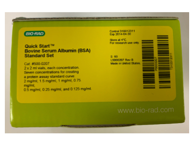 Quick Start Bovine Serum Albumin Standard Set