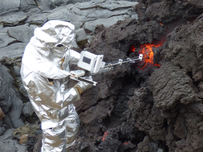 Researchers Develop Novel Instrument To Measure Lava Viscosity