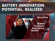 Thermo Fisher Scientific Battery Centers: Battery Innovation Potential, Realized