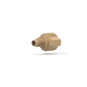 10-32 PEEK Double-Winged Nut w/ F-142 PEEK ferrule