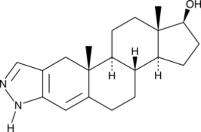 [3,2-c]Pyrazole-androst-4-en-17β-ol