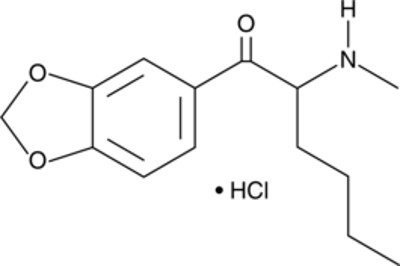 3,4-Methylenedioxy-α-methylaminohexanophenone (hydrochloride)