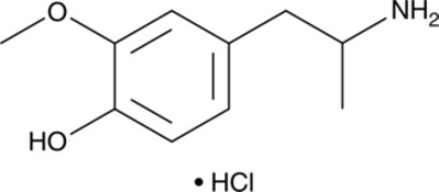 4-hydroxy-3-Methoxyamphetamine (hydrochloride)
