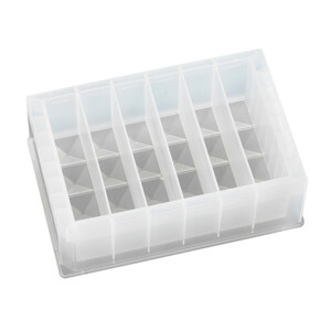 6 Column Reservoir Pyramid Bottom Natural PP 25 pack