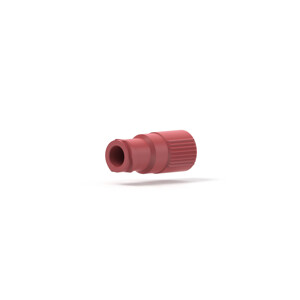 Adaptor F Luer To 1/4-28 F Red Peek