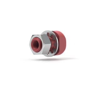 Bulkhead Union PEEK Red