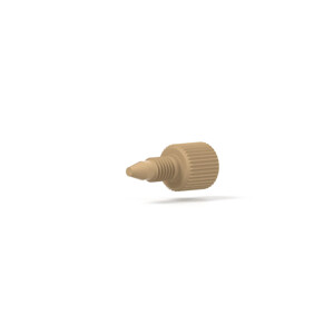 Column Plug 10-32 Natural PEEK