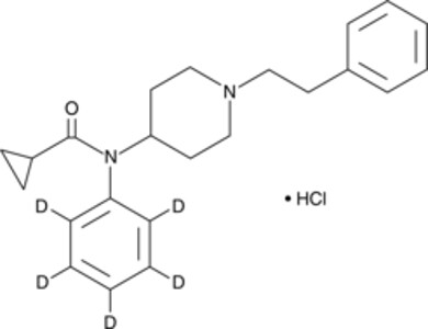 Cyclopropyl fentanyl-d5 (hydrochloride)