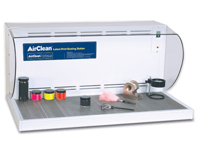 Downdraft Latent Print Dusting Station