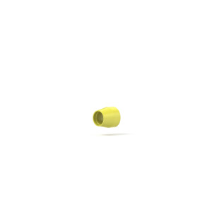 Ferrule Flangeless Low Pressure ETFE 1/8' Yellow