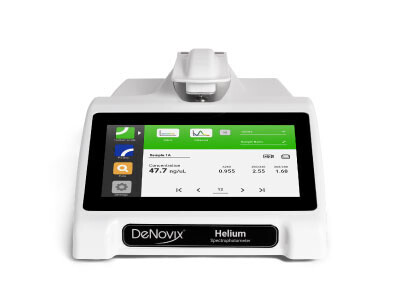 Helium 1 uL Spectrophotometer