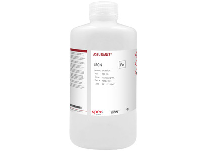 Iron, 10,000 µg/mL, for AA and ICP, 500 mL