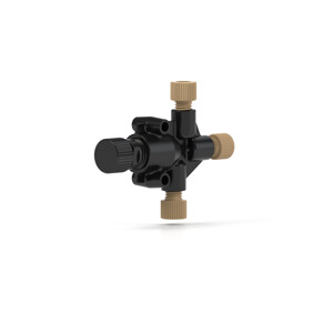 Micro Splitter Valve with Fittings 1/4-28