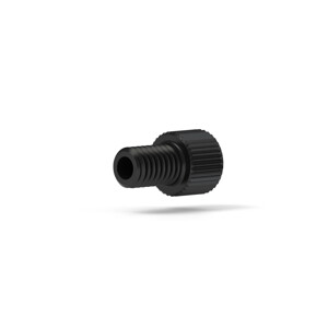 Nut Flangeless PEEK 1/8' M6 Short Black
