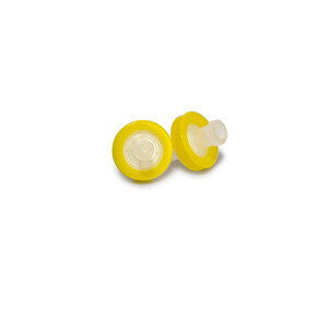 Nylon Syringe Filter 0.22 µm 13 mm Yellow 100 pack