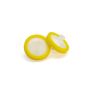 Nylon Syringe Filter 0.22 µm 25 mm Yellow 100 pack