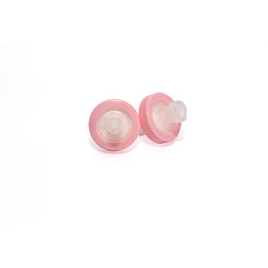 Nylon Syringe Filter 0.45 µm 13 mm Pink 100 pack