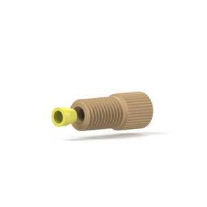 PEEK nuts 1/8' O.D. tubing Natural