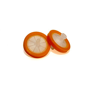 PTFE Syringe Filter 0.45 µm 25 mm Orange 100 pack