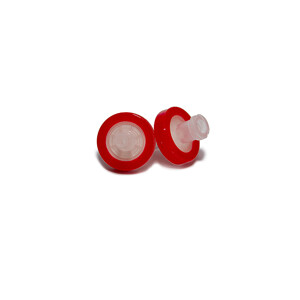 PVDF Syringe Filter 0.45 µm 13 mm Red 100 pack