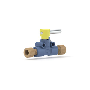 Shut Off Valve ETFE Blue for 1/16in O.D.
