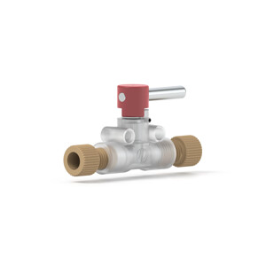 Shut Off Valve ETFE for 1/8in O.D. Tubing