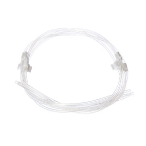 Tubing, Silicone, 1.02 mm ID, White/White (4/PK)