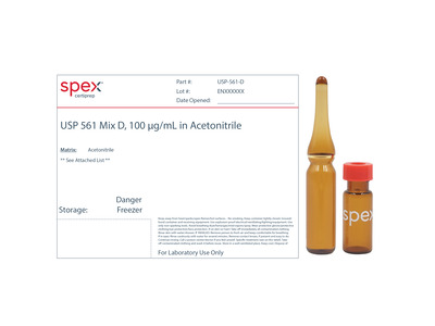 USP 561 Mix D, 100 µg/mL in Acetonitrile