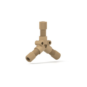 Y Connector PEEK 3/16'x0.125'(3.2 mm) 5/16-24