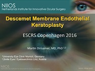 Descemet Membrane Endothelial Keratoplasty