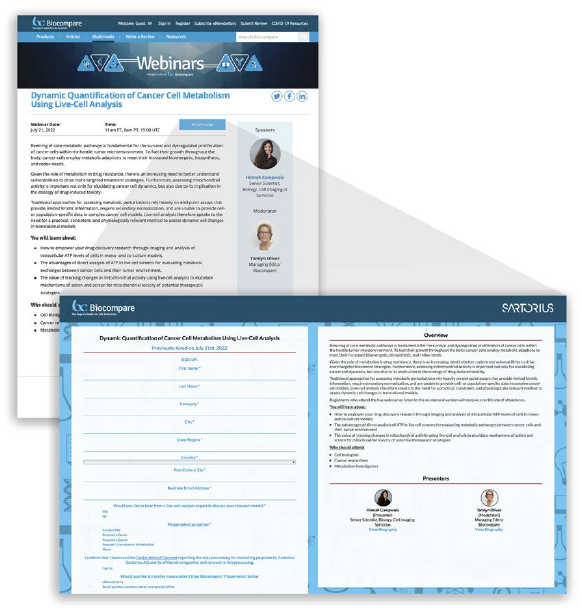 Sponsored Live Webinars